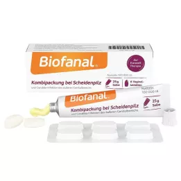 BIOFANAL Zestaw skojarzony na grzybicę pochwy, Vagtab + maść, 1 P