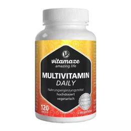 MULTIVITAMIN DAILY bez jodu, kapsułki wegetariańskie, 120 szt