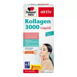 DOPPELHERZ Collagen 3000 Liquid Stick, 14 szt
