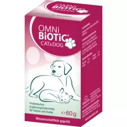 OMNI BiOTiC Cat &amp; Proszek dla psów, 60 g