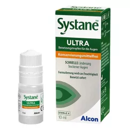 SYSTANE ULTRA Roztwór nawilżający do oczu bez środka konserwującego, 10 ml