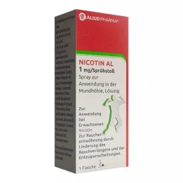 NICOTIN AL 1 mg/spray puff spray do stosowania w jamie ustnej, 1 szt