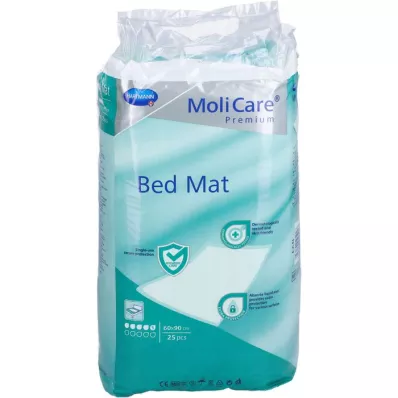 MOLICARE Premium Bed Mat 5 drops 60x90 cm, 25 szt