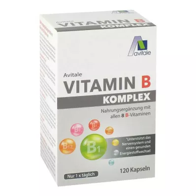VITAMIN B KOMPLEX kapsułki, 120 szt VITAMIN B KOMPLEX kapsułki, 120 szt