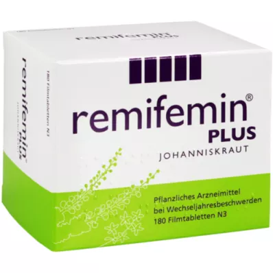 REMIFEMIN plus tabletki powlekane z dziurawca zwyczajnego, 180 szt