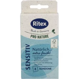 RITEX PRO NATURE SENSITIV Prezerwatywy, 8 szt