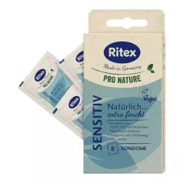 RITEX PRO NATURE SENSITIV Prezerwatywy, 8 szt