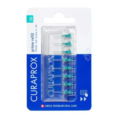Wkład do szczoteczek międzyzębowych Curaprox CPS 06 prime, 8 sztuk