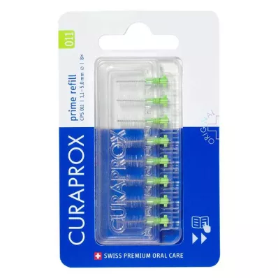 Curaprox CPS 011 prime wkład do szczoteczek międzyzębowych, 8 szt