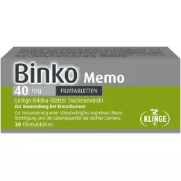 BINKO Memo 40 mg tabletki powlekane, 30 szt