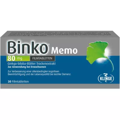 BINKO Memo 80 mg tabletki powlekane, 30 szt