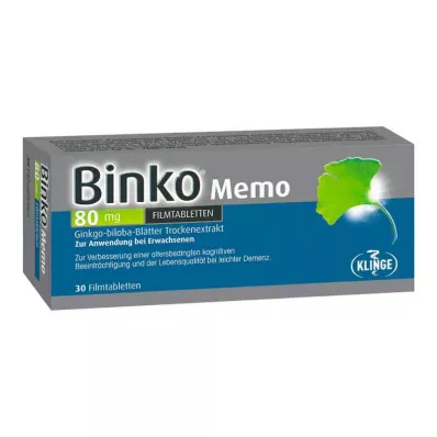 Binko Memo 80 Mg tabletki powlekane (30 sztuk) Binko Memo 80 Mg tabletki powlekane (30 sztuk)