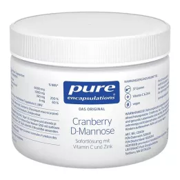 PURE ENCAPSULATIONS D-mannoza z żurawiny w proszku, 37 g
