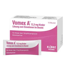 VOMEX 12,5 mg roztwór doustny dla dzieci w saszetkach, 12 szt