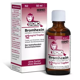 BROMHEXIN Hermes Arzneimittel 12 mg/ml krople, 50 ml