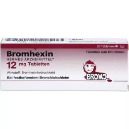 BROMHEXIN Hermes Arzneimittel 12 mg tabletki, 20 szt