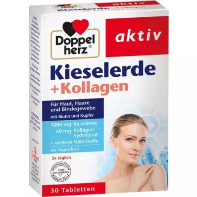 DOPPELHERZ Tabletki krzemionka+kolagen, 30 szt