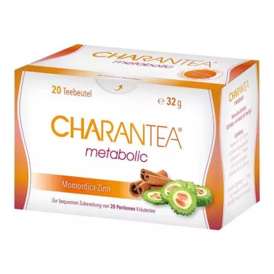 CHARANTEA torebka filtracyjna do herbaty ziołowej z cynamonem, 20 szt