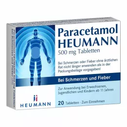 PARACETAMOL HEUMANN 500mg Tab.na ból i gorączkę, 20 szt