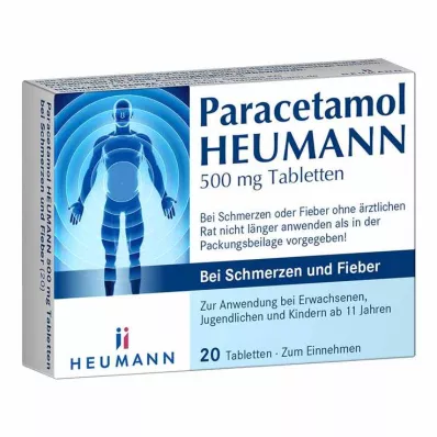 Paracetamol HEUMANN 500 mg tabletki na ból i gorączkę, 20 szt