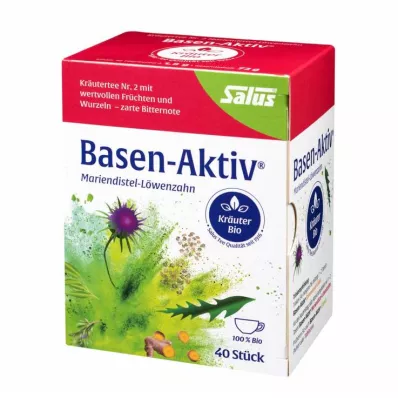 BASEN AKTIV Herbata nr 2 Dandelion Organic Salus, 40 szt