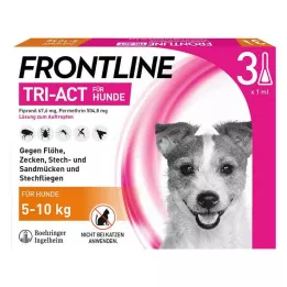 FRONTLINE Tri-Act roztwór do kapania dla psów 5-10 kg, 3 szt