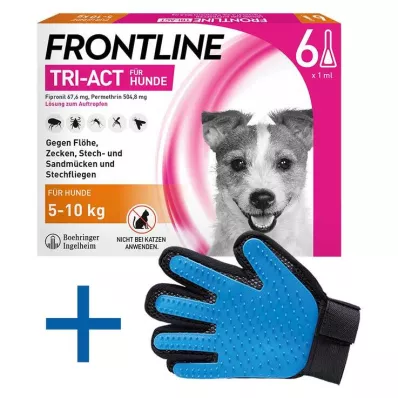 FRONTLINE Tri-Act Drop-on roztwór dla psów o masie ciała 5-10 kg, 6 szt