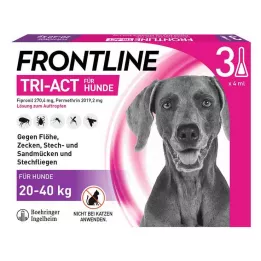FRONTLINE Tri-Act Drop-on roztwór dla psów 20-40 kg, 3 szt