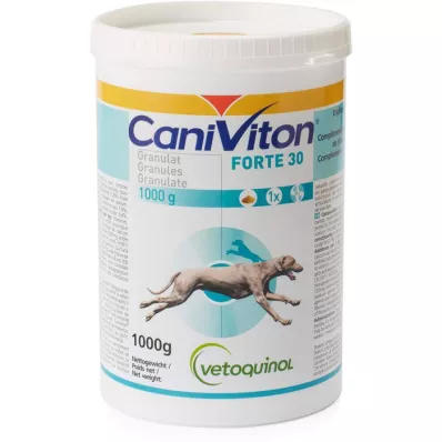 CANIVITON Forte 30 Erg.Futterm.Granulat f.Hunde, 1000 g