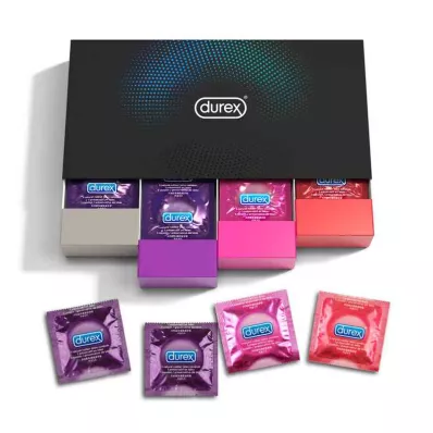 Prezerwatywy Durex Fun Explosion, mieszanka 4 rodzajów (40 sztuk) Prezerwatywy Durex Fun Explosion, mieszanka 4 rodzajów (40 sztuk)