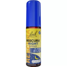 BACHBLÜTEN Oryginalny bezalkoholowy spray Rescura na noc, 20 ml