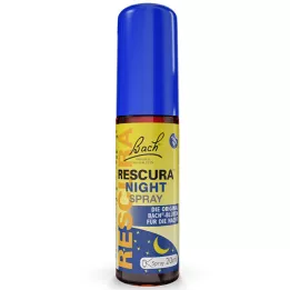 BACHBLÜTEN Oryginalny bezalkoholowy spray Rescura na noc, 20 ml