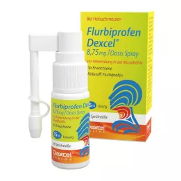 FLURBIPROFEN Dexcel 8,75 mg/dos.spray jama ustna, 15 ml