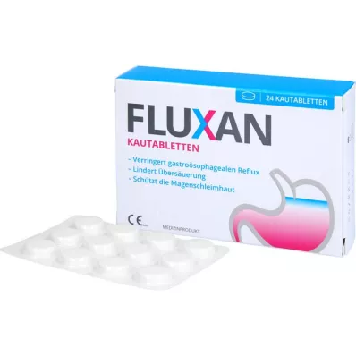 FLUXAN Tabletki do żucia, 24 szt