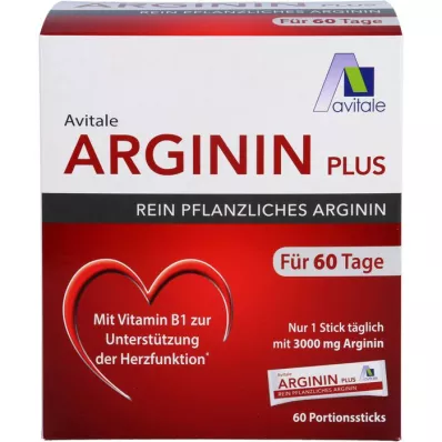 ARGININ PLUS Pałeczki witaminy B1+B6+B12+kwas foliowy, 60X5,9 g