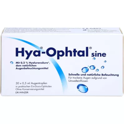 HYA-OPHTAL sine krople do oczu, 30 x 0,5 ml
