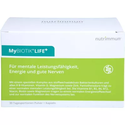 MYBIOTIK LIFE+ Opakowanie zbiorcze 30x1,5 g Plv.+60 kaps., 1 szt