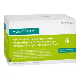 MYBIOTIK LIFE+ Opakowanie zbiorcze 30x1,5 g Plv.+60 kaps., 1 szt