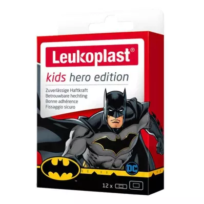 Leukoplast paski dziecięce bohater Batman mix, 12 szt Leukoplast paski dziecięce bohater Batman mix, 12 szt