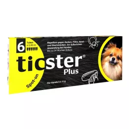 TICSTER Plus płyn do nakrapiania dla psów do 4 kg, 6X0,48 ml