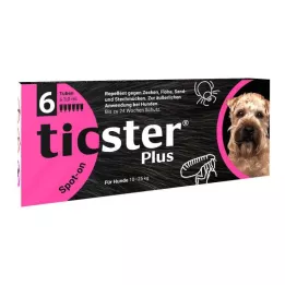 TICSTER Plus Roztwór do nakrapiania dla psów 10-25 kg, 6X3 ml