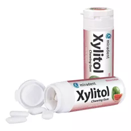 MIRADENT Ksylitolowa guma do żucia Arbuz, 30 szt
