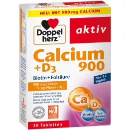 DOPPELHERZ Tabletki Calcium 900+D3, 30 szt