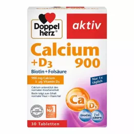 DOPPELHERZ Tabletki Calcium 900+D3, 30 szt