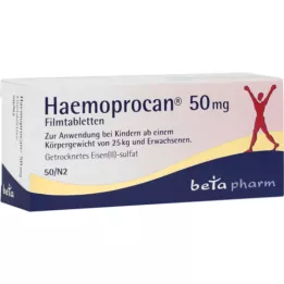 HAEMOPROCAN Tabletki powlekane 50 mg, 50 szt
