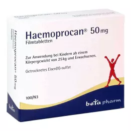 HAEMOPROCAN Tabletki powlekane 50 mg, 100 szt