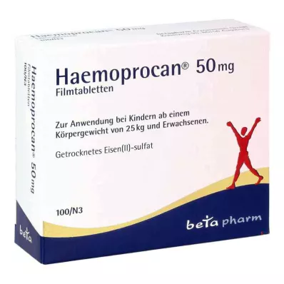 Hemoprocan 50 mg tabletki powlekane (100 sztuk) Hemoprocan 50 mg tabletki powlekane (100 sztuk)