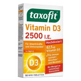 TAXOFIT Witamina D3 2500 j.m. tabletki, 50 szt