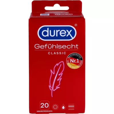 DUREX Klasyczne prezerwatywy Sensitive, 20 szt