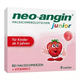 NEO-ANGIN lizak na ból gardła junior, 8 szt